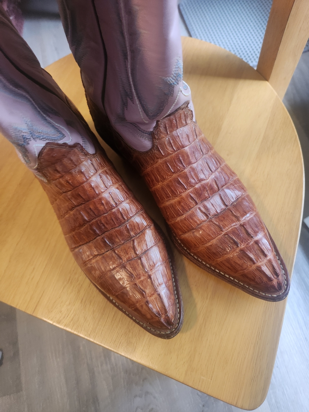 TONY LAMA VINTAGE WOMEN's Caiman Boots - Picture 4 of 7